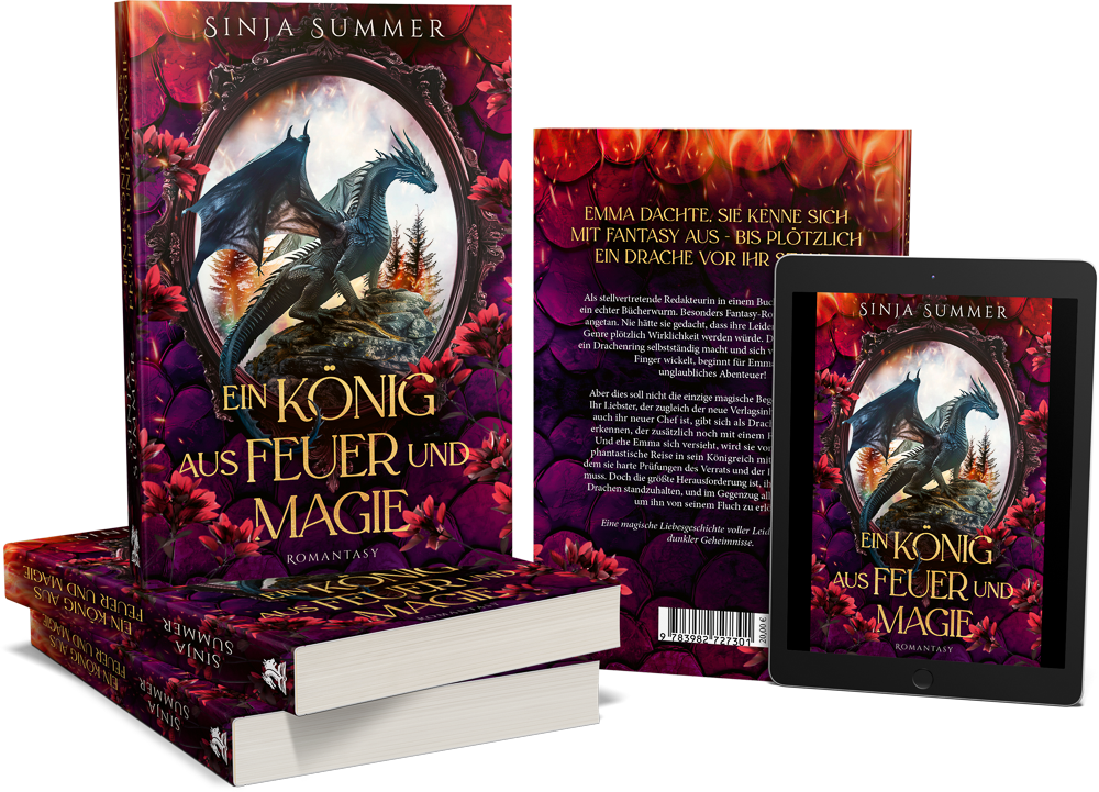 Buchcover Portfolio dark romance fantasy und mehr